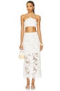 view 5 of 6 Arya Maxi Skirt in White