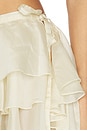 view 6 of 6 Sirocco Wrap Skirt in Cream