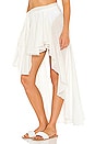 view 3 of 5 Flamenco Wrap Skirt in White