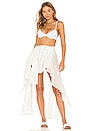 view 5 of 5 Flamenco Wrap Skirt in White