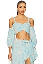 view 1 of 5 Nalu Top in Baby Blue