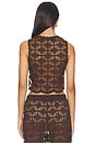view 3 of 4 Toscana Vest in Chocolate