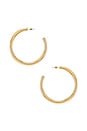 view 1 of 2 PENDIENTES FAYE in Gold
