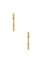 view 2 of 2 PENDIENTES FAYE in Gold