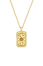 view 2 of 2 COLLAR LE SOLEIL TAROT in Gold