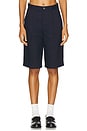 view 1 of 6 The Pleated Short in Navy