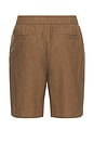 view 2 of 4 Relaxed Linen Short in Brown