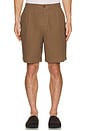 view 3 of 4 Relaxed Linen Short in Brown