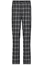 view 3 of 6 Plaid Trouser in grey & black