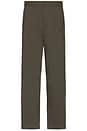 view 3 of 5 Relaxed Nylon Pleated Pant in Khaki