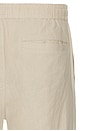 view 5 of 6 Casual Linen Pant in Light Beige