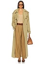 view 5 of 5 Wide Leg Pleated Trouser in Brown