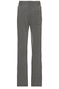 view 2 of 5 The Fleece Trouser in Washed Charcoal