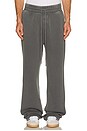 view 3 of 5 The Fleece Trouser in Washed Charcoal
