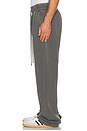 view 4 of 5 The Fleece Trouser in Washed Charcoal