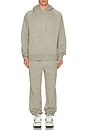 view 5 of 5 The Fleece Jogger in Heather Grey