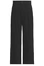 view 1 of 6 Wide Leg Pleated Corduroy Pant in Charcoal