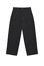 view 1 of 6 Wide Leg Pleated Corduroy Pant in Charcoal