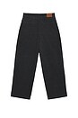 view 2 of 6 Wide Leg Pleated Corduroy Pant in Charcoal