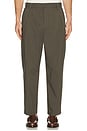 view 3 of 5 Relaxed Nylon Pleated Pant in Khaki