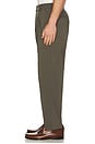 view 4 of 5 Relaxed Nylon Pleated Pant in Khaki