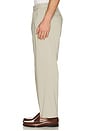 view 4 of 5 Relaxed Nylon Pleated Pant in Light Beige