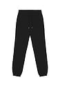 view 1 of 5 The Fleece Jogger in black