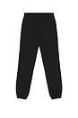 view 2 of 5 The Fleece Jogger in black