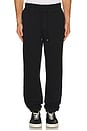 view 3 of 5 The Fleece Jogger in black