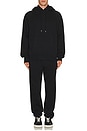 view 5 of 5 The Fleece Jogger in black