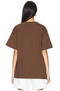 view 3 of 4 The Oversized Tee in Brown