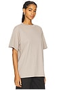 view 2 of 4 The Oversized Tee in Sand Beige