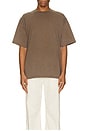 view 3 of 4 The Oversized Tee in Washed Brown