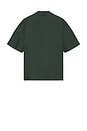 view 2 of 5 Boxy Linen Shirt in Forest Green
