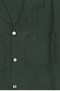 view 3 of 5 Boxy Linen Shirt in Forest Green
