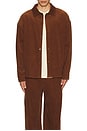 view 4 of 4 Oversized Corduroy Shirt in brown