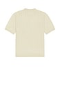 view 2 of 4 Cable Knit Short Sleeve Polo in Beige