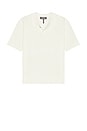 view 1 of 4 Relaxed Open Knit Polo in Ivory