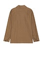 view 2 of 4 The Linen Shirt Jacket in Brown