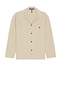 view 1 of 4 The Linen Shirt Jacket in Light Beige