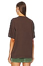 view 3 of 4 The Relaxed Tee in brown