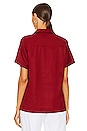 view 3 of 4 The Camp Shirt in burgundy