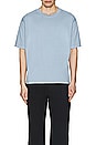 view 3 of 4 The Relaxed Tee in Dusty Blue