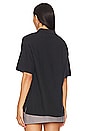 view 3 of 4 Short Sleeve Knit Polo in Black