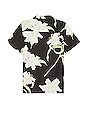 view 2 of 4 The Camp Shirt in Black White Floral