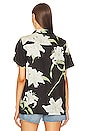 view 3 of 4 The Camp Shirt in Black White Floral