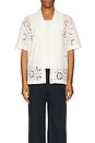view 4 of 5 Embroidered Floral Shirt in White
