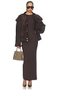 view 1 of 4 Crew Maxi Dress in Chocolate