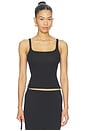 view 1 of 4 Square Neck Tank in Black