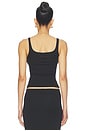 view 4 of 4 Square Neck Tank in Black